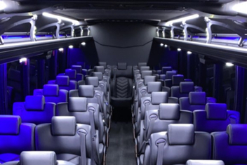 Fort Wayne Charter Bus Interior